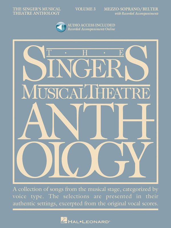 Singer's Musical Theatre Anthology Vol. 3 — Mezzo/Belter, Book/Online Audio (Hal Leonard)