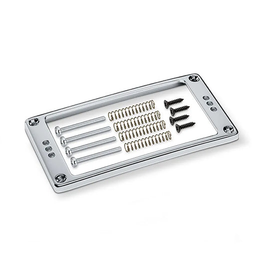 Schaller Curved Guitar Pickup Frame - Low Chrome 3H-17020212