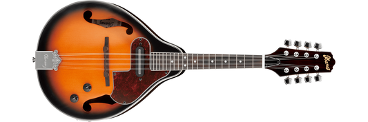 Ibanez M510E 8 String A Shape Mandolin Vintage Sunburst