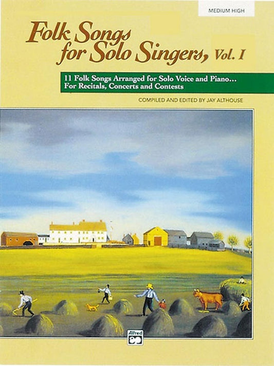 Folk Songs For Solo Singers Vol 1 Book Med/High
