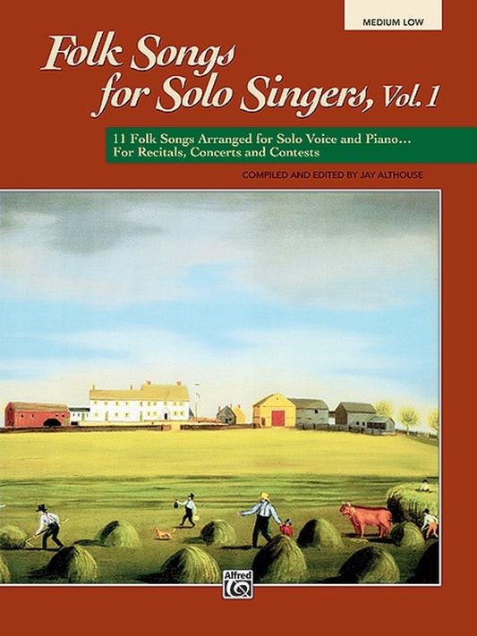 Folk Songs For Solo Singers Vol 1 Book Med/Low