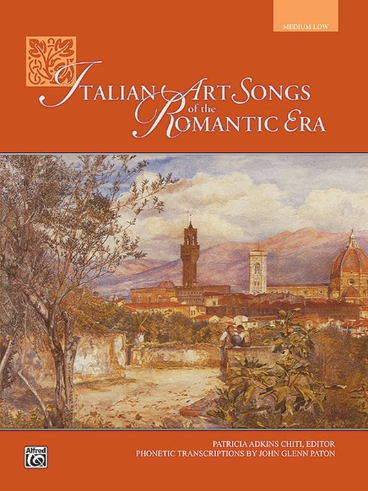 Italian Art Songs Romantic Era Med/Low Book