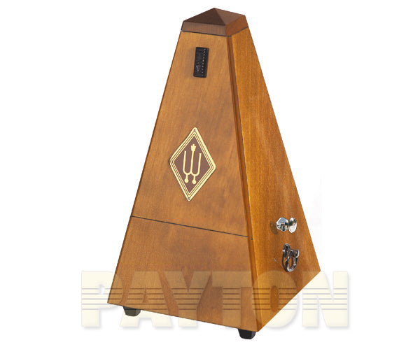 Wittner Metr-Wood-w/Bell Walnut Gloss 813