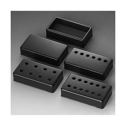 Schaller Guitar Pickup Cover 8 Holes Black 17010405
