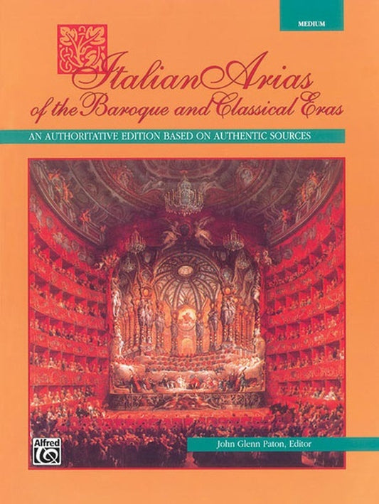Italian Arias Of Baroque & Classical Medium Book