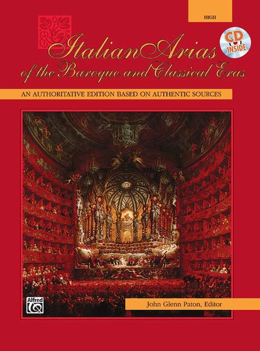 Italian Arias Of Baroque & Classical High Book/CD
