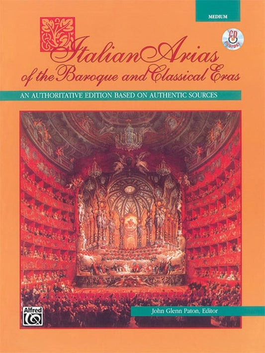 Italian Arias Of Baroque & Classical Med Book/CD