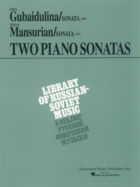Gubaidulina/Mansurian - 2 Piano Sonatas (Softcover Book)