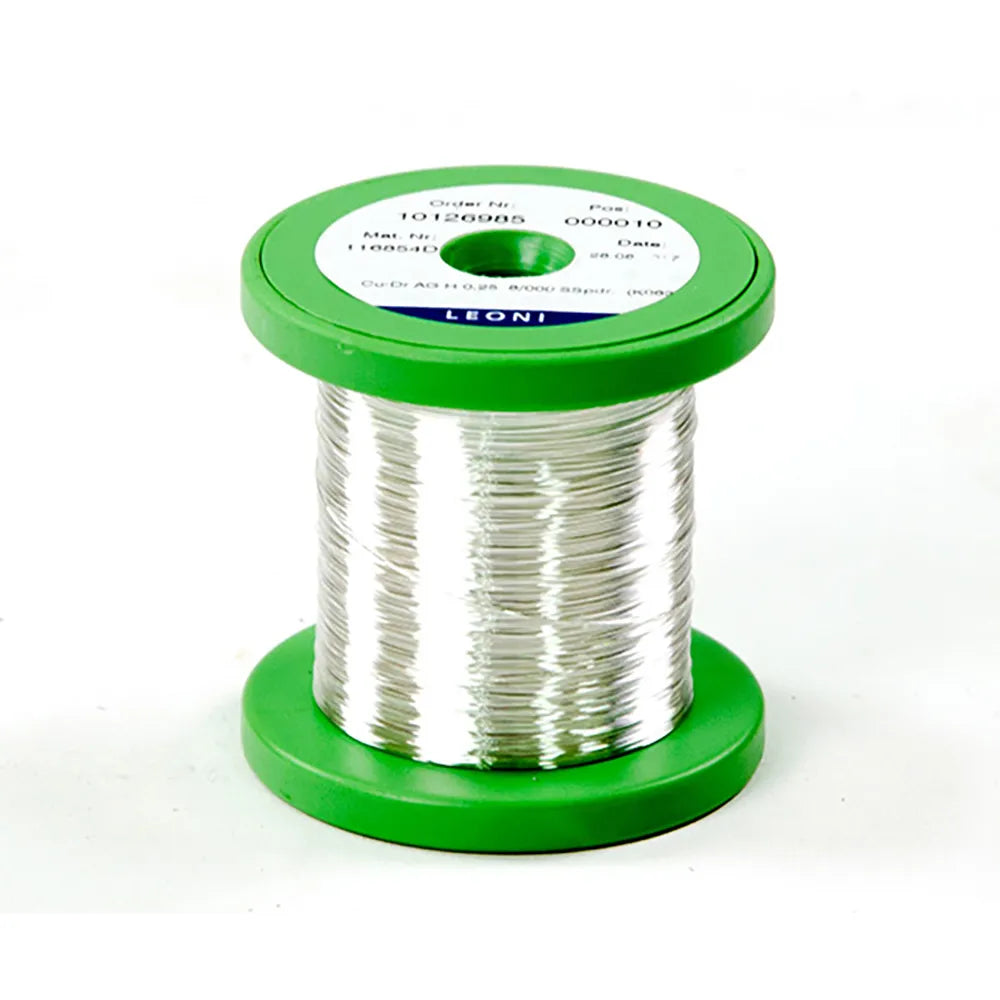 Silverplated Copper Bow Winding Wire 100g 25mm - Imported from Germany