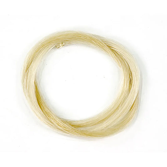 Herdim Fine Quality Violin Bowhair Hank 80-85cm Natural White Mongolian Stallion Hair