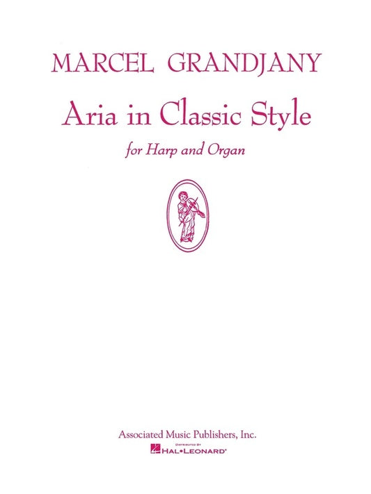 Grandjany - Aria In Classic Style Harp/Organ