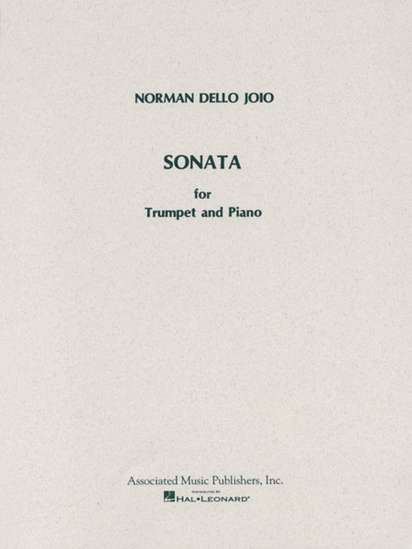 Dello Joio - Sonata For Trumpet/Piano (Softcover Book)