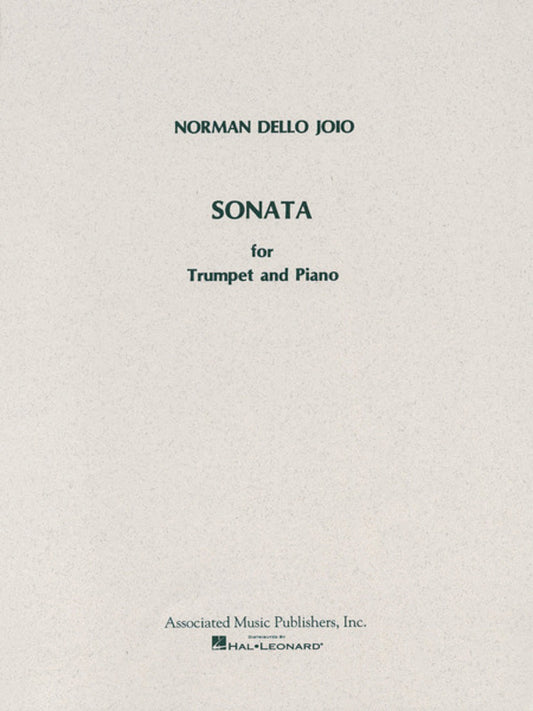 Dello Joio - Sonata For Trumpet/Piano (Softcover Book)