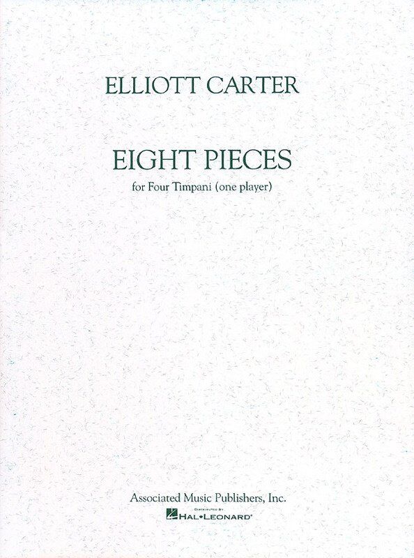 Carter - 8 Pieces for 4 Timpani by Associated Music Publishers, 24 Pages