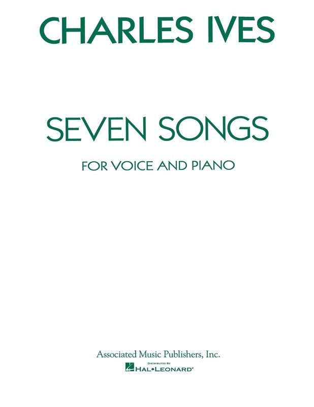 Ives 7 Songs Voice and Piano