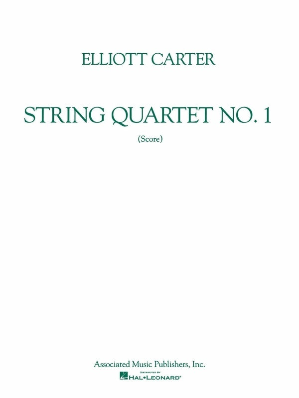 Carter String Quartet N.1 Score