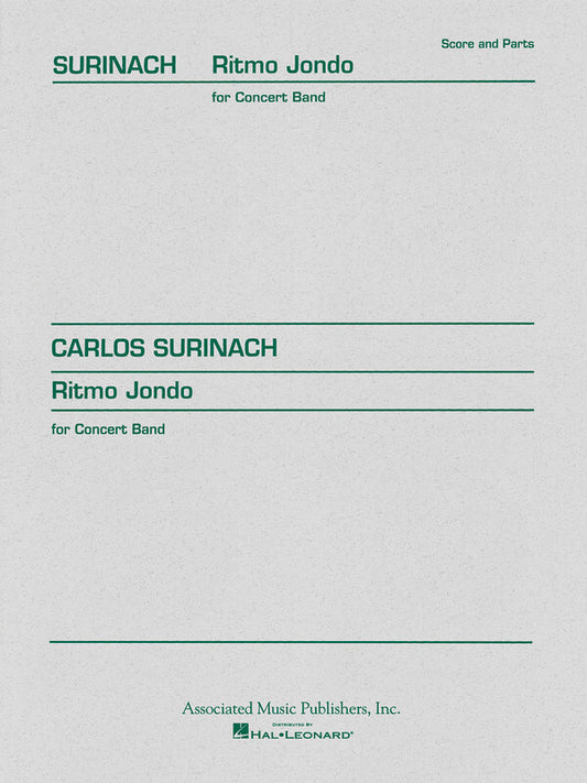 Surinach - Ritmo Jondo Concert Band 4-5 Score/Parts