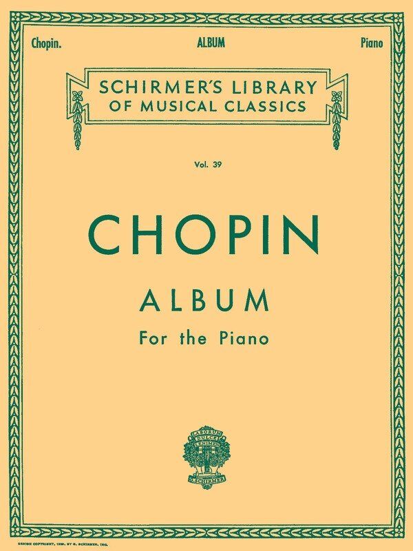 Chopin Album for Piano - 212 Pages, Piano Solo Edition by G. Schirmer, Inc.