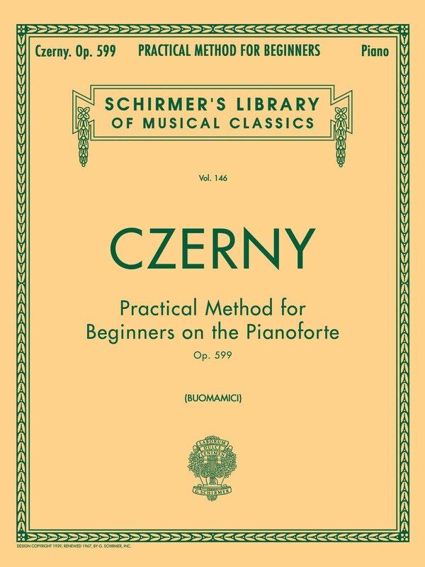 Czerny Practical Method Op. 599 for Piano - 56 Pages