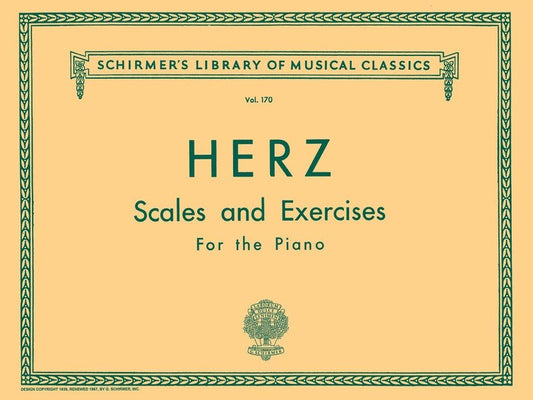 Herz - Scales And Exercises For Piano (Softcover Book)