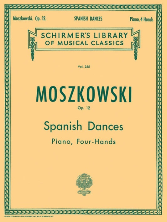 Moszkowski Spa.Dances Op12 Lib.255 Piano D