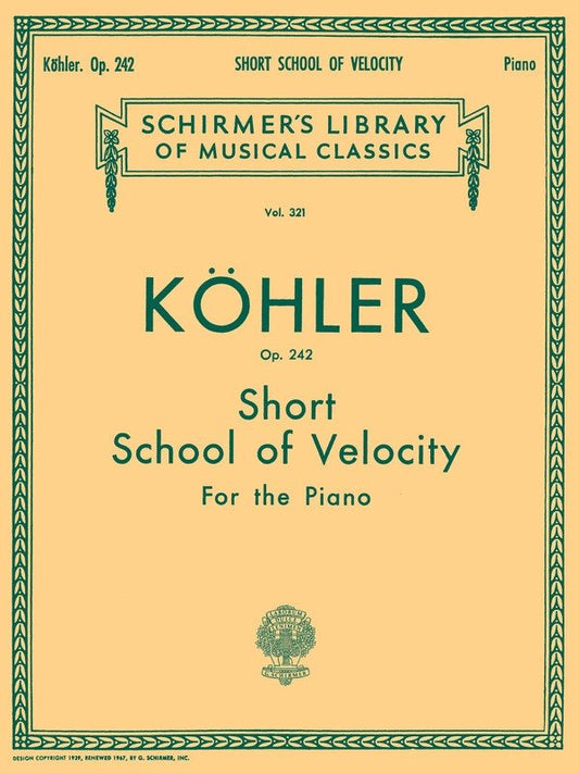 Kohler Short School Op242 Lib.321 Piano