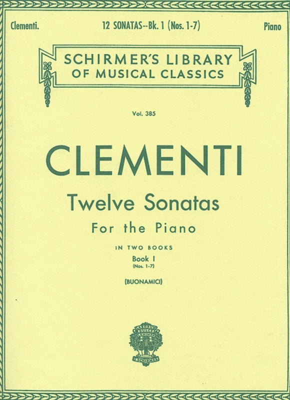 Clementi 12 Sonatas Book.1 Lib.385 Piano