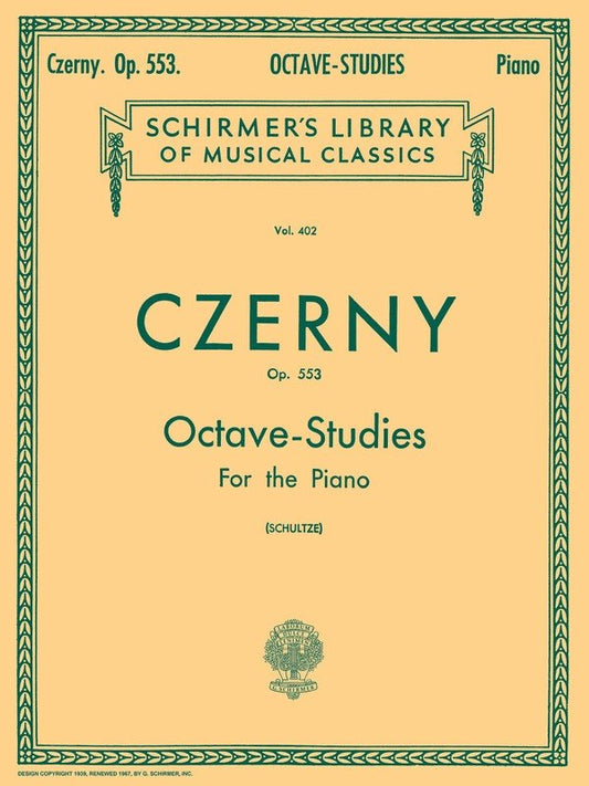 Czerny 6 Octave Stu.Op 553 Lib.402 Piano
