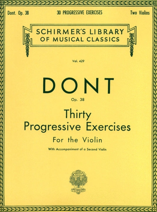 Dont 30 Prog.Exerc. Lib.429 Op 38 2 Violins