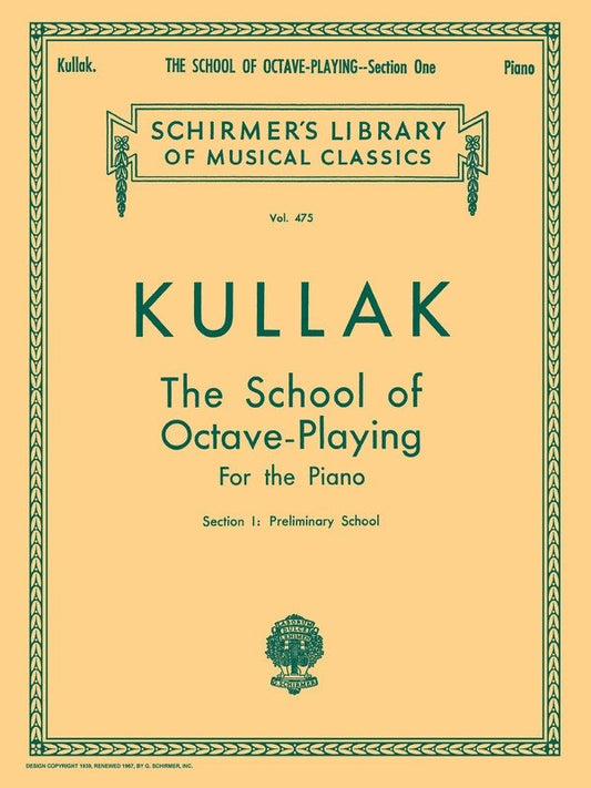 Kullak School of Octave Playing Op. 48 Book 1 for Piano, 40 Pages