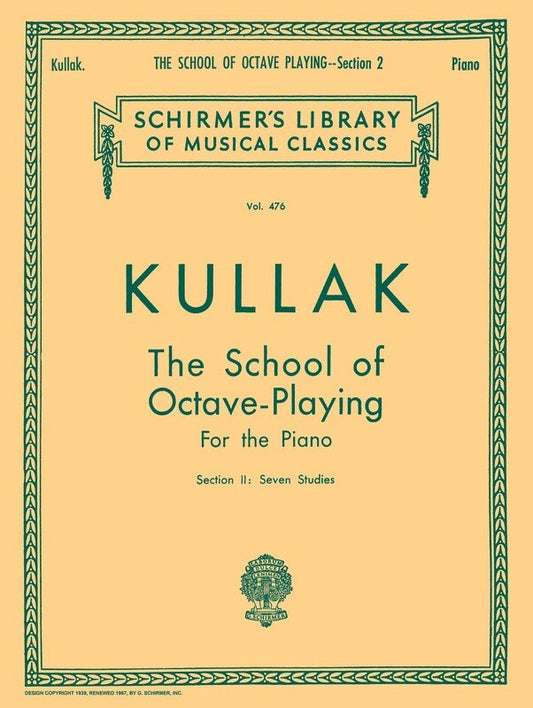 Kullak School of Octave Playing Op. 48 Book 2 for Piano, 32 Pages