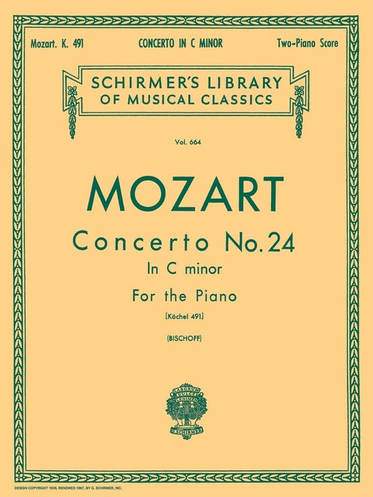 Mozart Concerto N.24 K491 Lib.664 2 Pianos