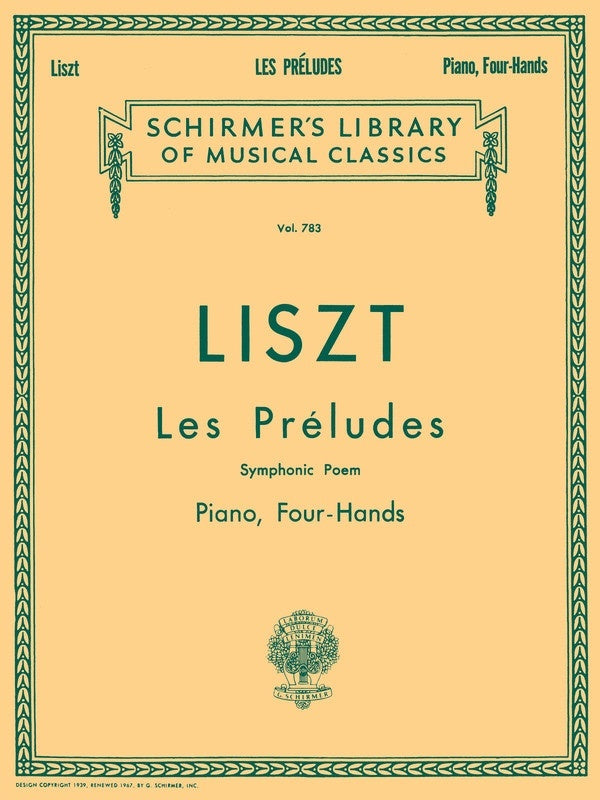 Liszt - Les Preludes For Piano Duet (Softcover Book)