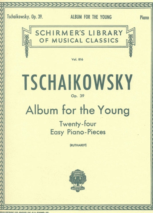 Tchaikovsky Al.Young Op 39 Lib.816 Piano