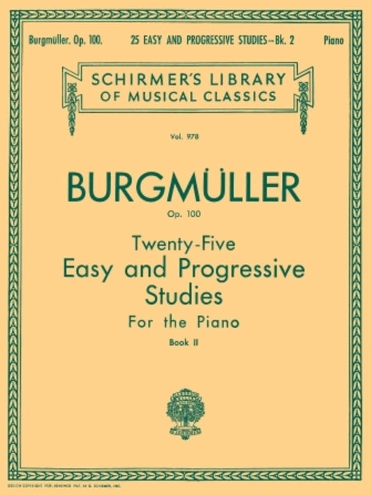 Burgmuller 25 Studies Op 100 Book.2 Piano