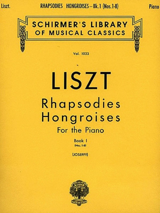 Liszt Hungarian Rhap.Book.1 Lib.1033 Piano