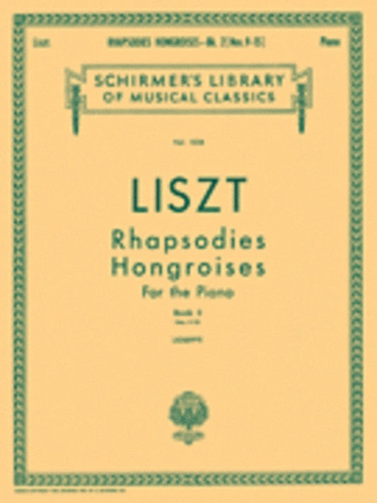 Liszt Hungarian Rhap.Book.2 Lib.1034 Piano