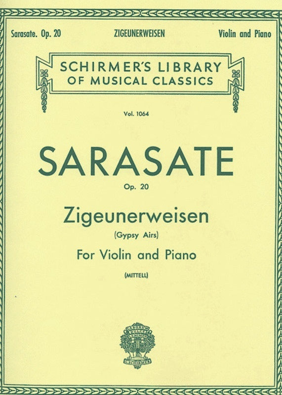 Sarasate Zigeuner.Op 20 Lib.1064 Violin