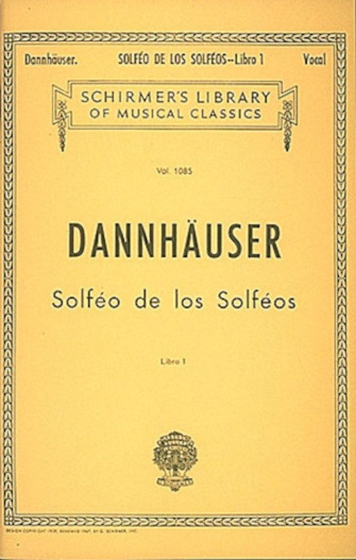 Dannhauser - Solfeo De Los Solfeos Bk 1 Spanish Softcover Book (Vocal)