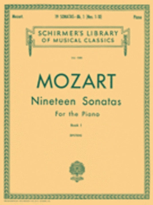 Mozart 19 Sonatas Book.1 Lib.1305 Piano