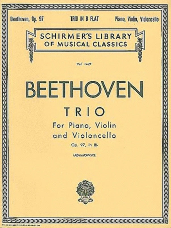 Beethoven Trio Op 97 Lib.1427(ArchDuke)