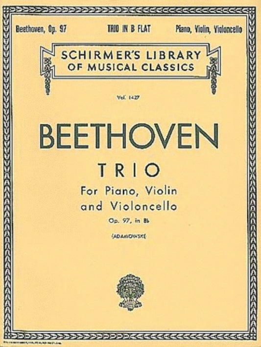 Beethoven Trio Op 97 Lib.1427(ArchDuke)