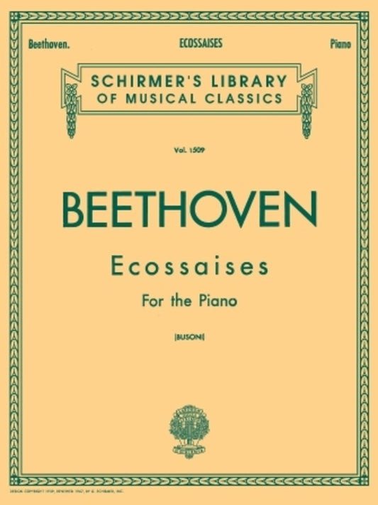 Beethoven Ecossaises Lib.1509 Piano