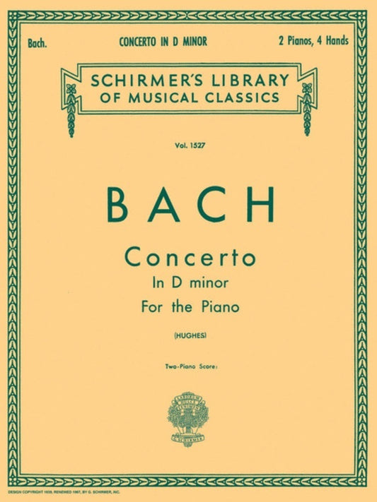 Bach Concerto D Minor 2 Pianos Version