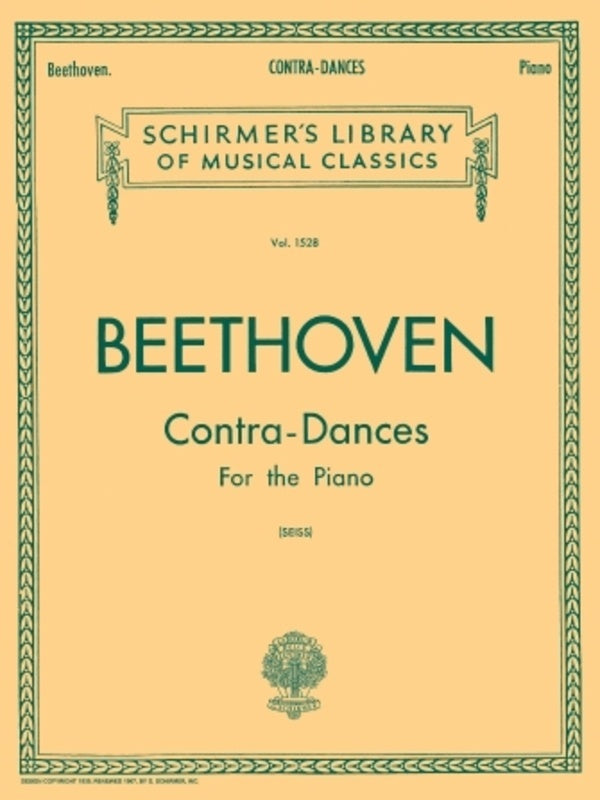 Beethoven Contra Dances Lib.1528 Piano