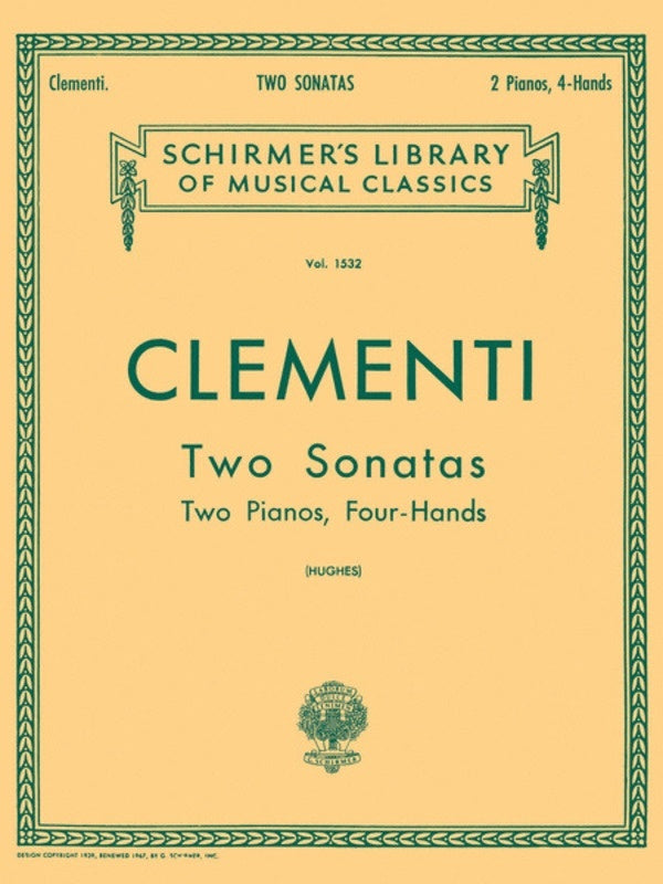 Clementi 2 Sonatas Lib.1532 2 Pianos