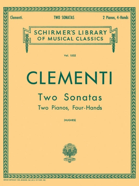 Clementi 2 Sonatas Lib.1532 2 Pianos