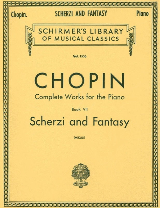 Chopin Scherzi/Fantasy Lib.1556 Piano
