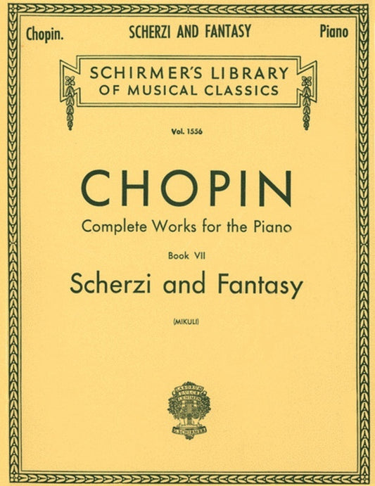 Chopin Scherzi/Fantasy Lib.1556 Piano