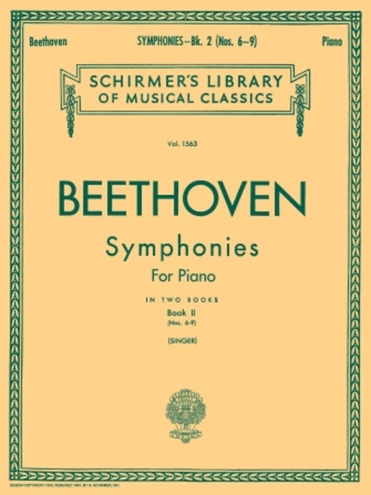 Beethoven Symph.2 Lib.1563 Piano